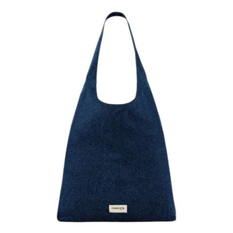 BORSA RICHELIEU RAW DENIM BLUE RIVEDROITE