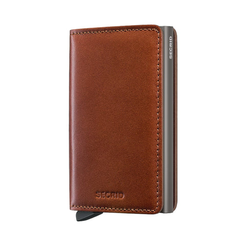 PORTAFOGLIO SLIMWALLET TEXANO SADDLE SECRID