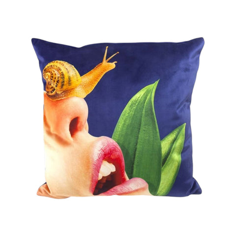 SELETTI MULTICOLOR TOILETTENPAPIERKISSEN 50X50 SCHNECKE 02308