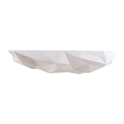 MENSOLA IN RESINA SPACE ROCK DIESEL LIVING SELETTI WHITE