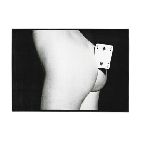 TAPPETO TWO OF SPADES 200X280 CM 18077 BLACK SELETTI