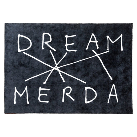DREAM MERDA TEPPICH 200X280 CM 18280 SELETTI SCHWARZ 