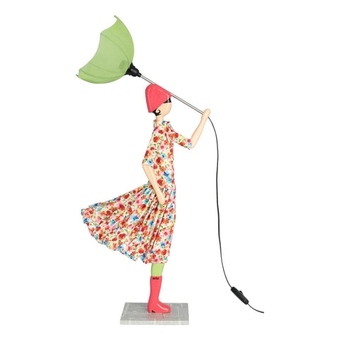 LAMPADA LITTLE GIRL GENOVEFA PARALUME VERDE CHIARO SKITSO