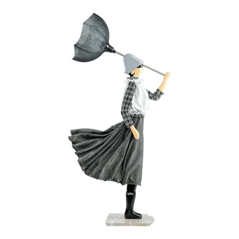 LAMPADA LITTLE GIRL ZIGRIT PARALUME NERO SKITSO