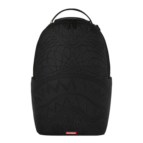 ZAINO TONAL MONOGRAM EMBOSS SHARK BLACK ART. 910B6950NSZ SPRAYGROUND