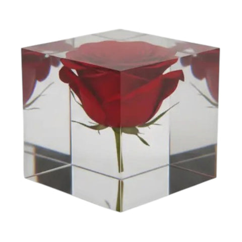 FLOWERCUBE NR. 02 ROSE ART. M01-ROS MOMENTO