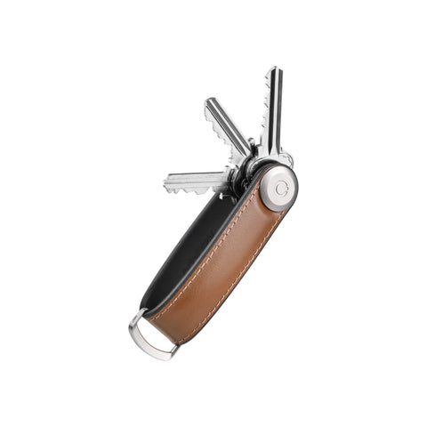 PORTACHIAVI HYBRID LEATHER KHL3-ACN-111 ORBITKEY ACORN, BROWN