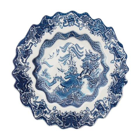 KLASSISCHER DESSERTTELLER AUF SÄURE 21,3 cm, 2,8 h - WILLOWAVE ART. 11232 SELETTI