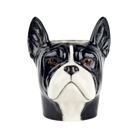 PORTAPENNE FRENCH BULLDOG PENCIL POT B/W ART. 1995/B/W QUAIL DESIGNS