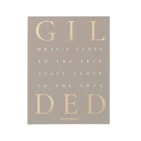 PORTAGIOIE JEWELRY BOX GILDED LARGE PW00812 BEIGE PRINTWORKS