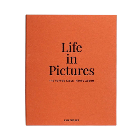 FOTOALBUM LIFE IN PICTURES ORANGE ART. PW00878 PRINTWORKS