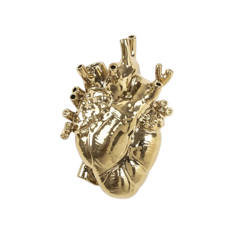 PORZELLANVASE LOVE IN BLOOM GOLD 09921 SELETTI