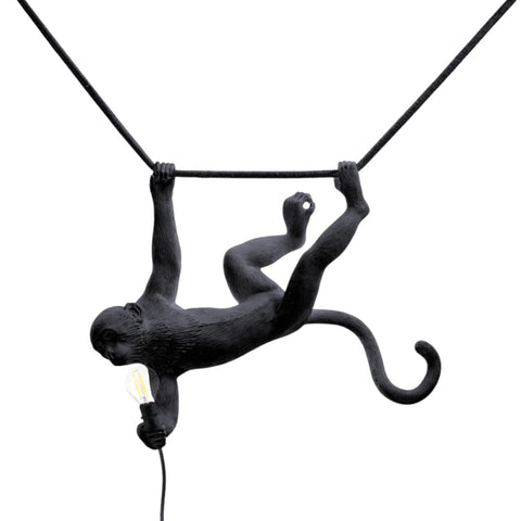 MONKEY OUTDOOR LAMP 14916 SELETTI SCHWARZ