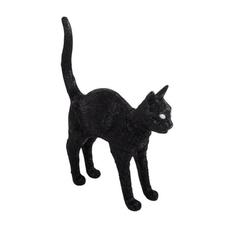 JOBBY THE CAT HARZLAMPE CM 46X12 H 52 15041 SELETTI SCHWARZ