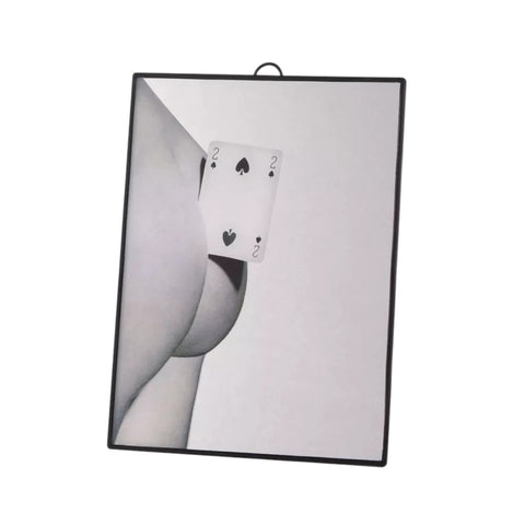 TOILETPAPER MIRROR CM.17,5X23 TWO OF SPADES SELETTI