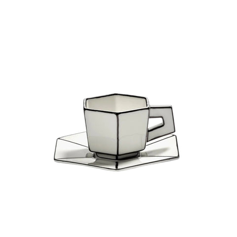ESPRESSO CUP + SAUCER 2 PZ  ART. B0125001-008 SERAX