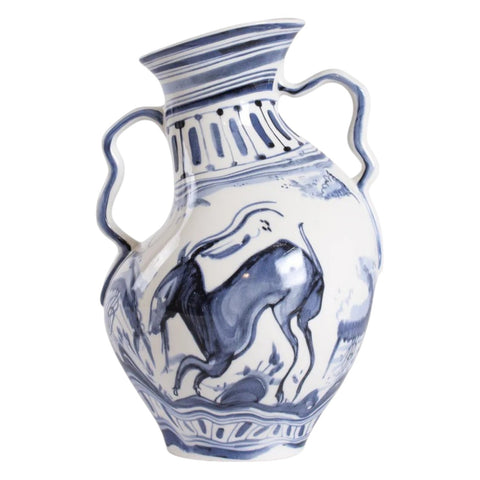 KLASSIKER AUF SÄURE IBEX PORZELLANVASE - 15,5x15 cm H. 23 ART. 11293 AUSGEWÄHLT