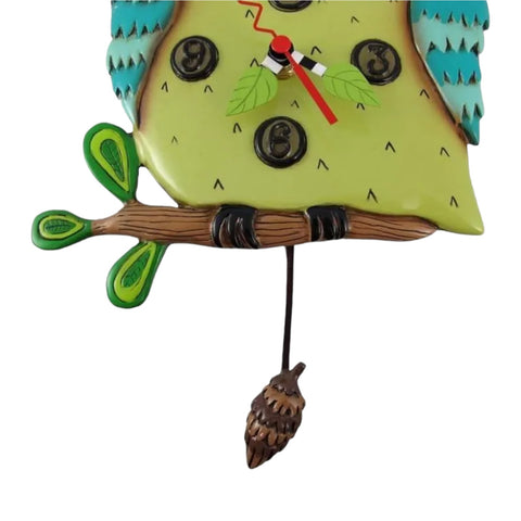 HORLOGE CHOUETTE BLEUE ART. P1062 ALLEN DESIGNS