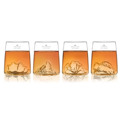 SET 4 BICCHIERINI 4 MONTAGNE ART. TOPO-S-TMMT ALASKAN MAKER