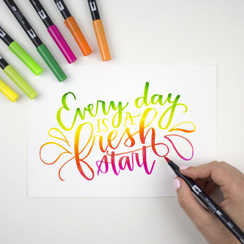 TOMBOW SET 6 PRIMÄRE DOPPELPINSEL