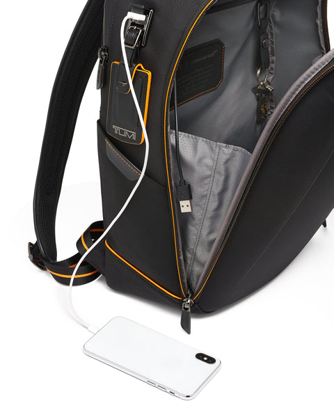 TUMI I MCLAREN VELOCITY SCHWARZER RUCKSACK