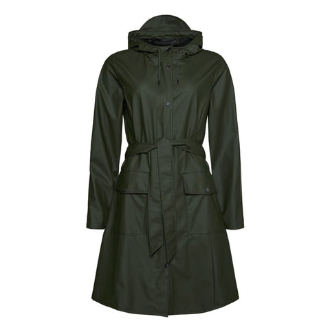 CURVE W JACKET W3 RAINS GRÜN XS ART. 18130