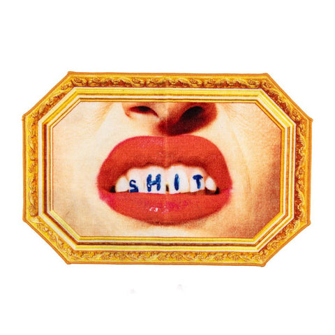 SELETTI TOILETTENPAPIER HOME BADEMATTE 60X90 18192 SHIT FACE