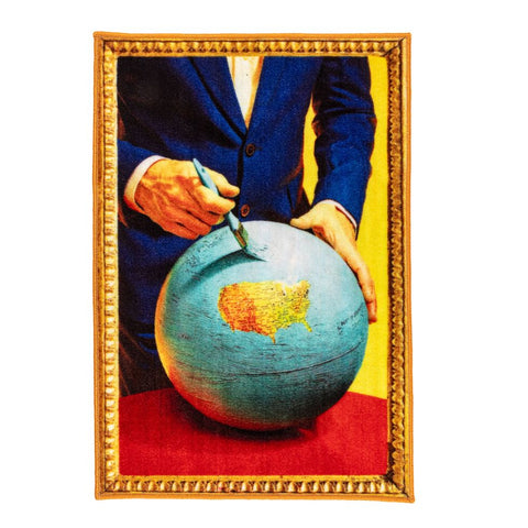 SELETTI TOILETTENPAPIER HOME TEPPICH CM 60X90 GLOBE 18194