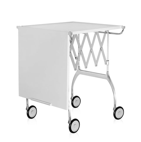 BATTISTA TROLLEY VERCHROMTER STAHL-WEISS ART 04460/03 KARTELL WEISS