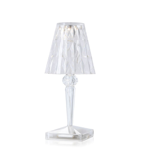 Kartell transparente Batterie-Kristalllampe G9140/B4
