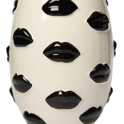 VASO MOUTH BLACK 22 CM ART. VASE22-1209 BLOGO