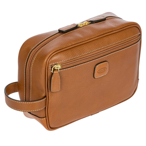 NECESSAIRE LIFE PELLE 25X17X9 CM BPL00601 BRIC'S BROWN