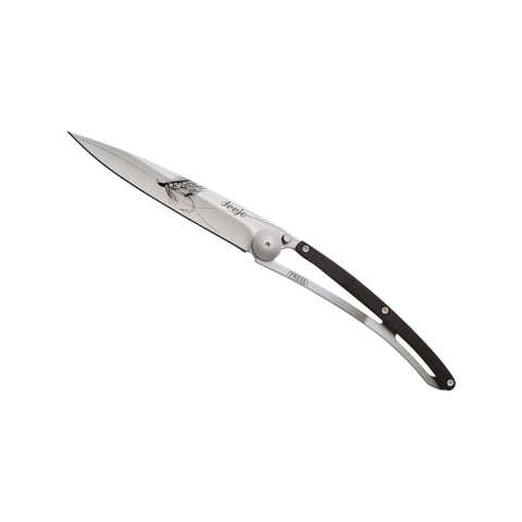 COLTELLINO TASCABILE TITANIUM EBONY WOOD SILVER WILKINSON ART.1CB000036 DEEJO