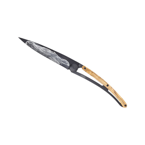 COLTELLINO TASCABILE BLACK OLIVE WOOD PUREBRED ART. 1GB000140 DEEJO