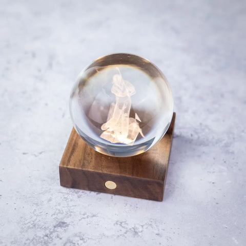 AMBER CRYSTAL LIGHT 3D GOLFING G025GO GINGKO