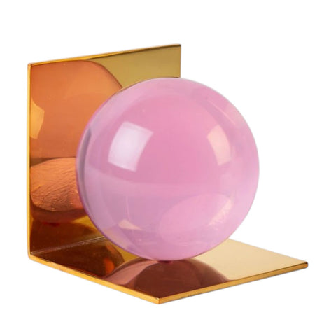 GLOBO BOOKEND SET PINK ART. 30790 JONATHAN ADLER