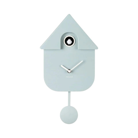 WANDUHR WALL CLOCK MODERN CUCKOO ABS KA5768LB HELLBLAU KARLSSON