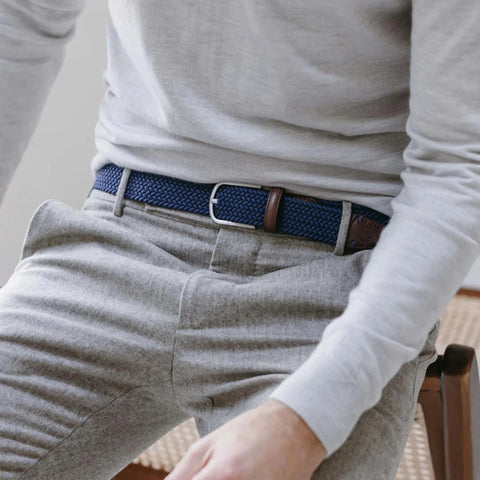CINTURA PARIS MEDIUM LBPARNAV105 NAVY BLUE LA BOUCLE