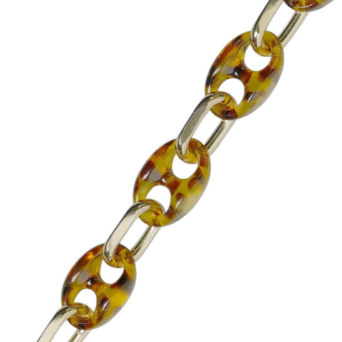 COLLANA PER TELEFONO BECKY ECAILLE MARRON RESINE LE324702 LACOQUEFRANCAISE