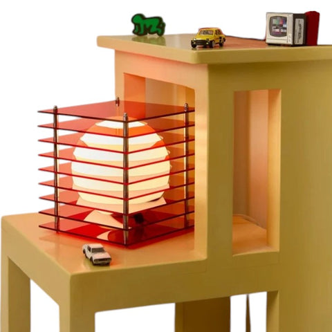 LAMPADA LOP SMALL SQUARE RED ACRYLIC ACT0202-CE-RED BANG
