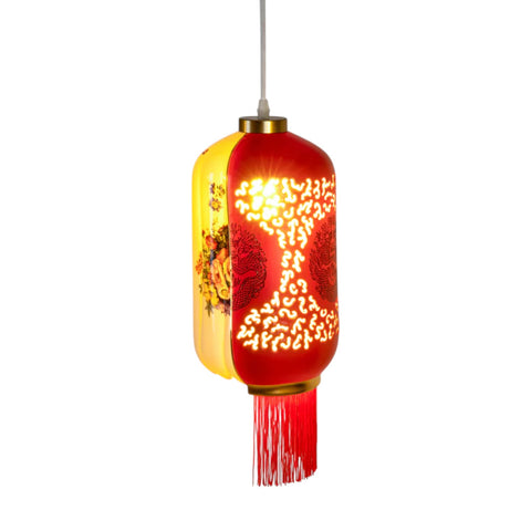 HYBRID-PORZELLAN-KRONLEUCHTER CM 18X18 H 34 07098 SELETTI MULTICOLOR