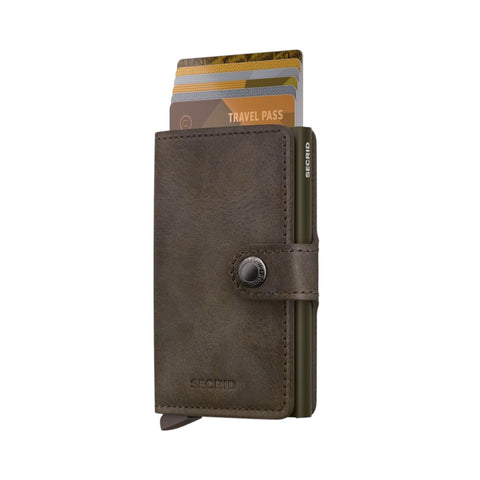 PORTAFOGLIO MINIWALLET VINTAGE OAK MV-OAK BROWN SECRID
