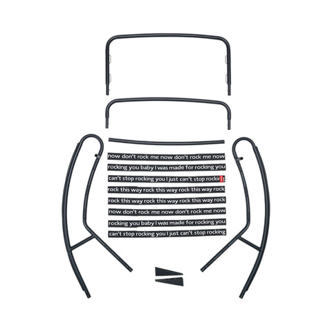 SEDIA A DONDOLO ROCK'N ROLL 103161 BLACK FATBOY