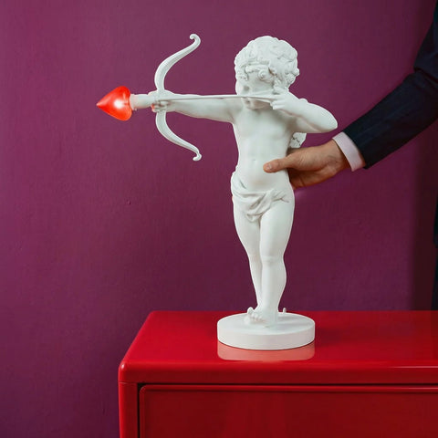 CUPIDO HARZLAMPE CM 50X21 H. 63 WEISS ART. 14841 SELETTI