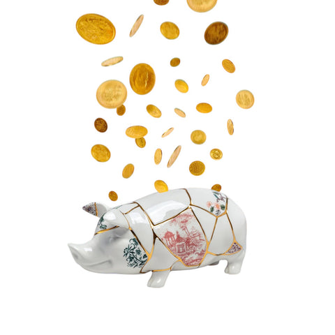 SELETTI KINTSUGI PORZELLAN-SPARSCHACHTEL 09942