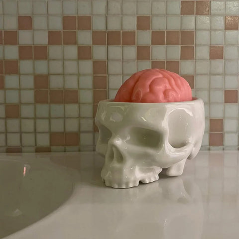 SELETTI BRAINWASH WEISSE PORZELLAN-SEIFENSCHALE 13501H