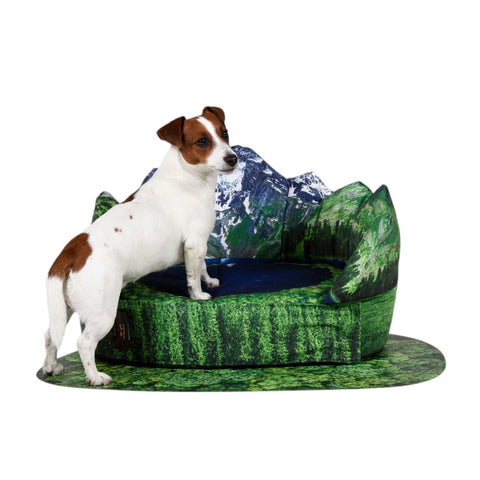 PETS REVOLUTION LES ALPES HUNDEZWINGER 66X30X37 CM MIT UNTERMATTE VON SELETTI