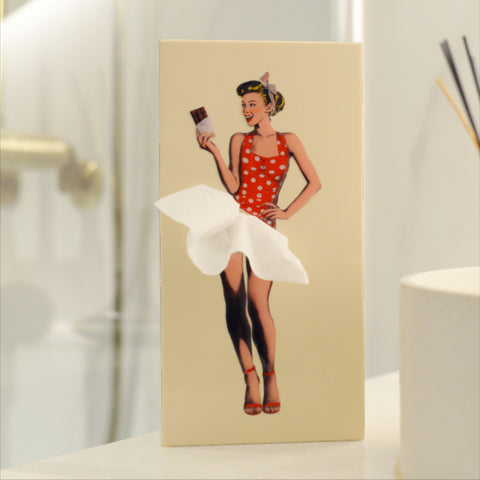 PORTA FAZZOLETTI  TISSUE UP GIRL S-TG002SW LIGHT YELLOW SPEXTRUM