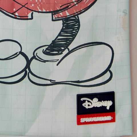 DISNEY OLD SCHOOL MICKEY SKETCH RUCKSACK 910B9128NSZ GREEN SPRAYGROUND