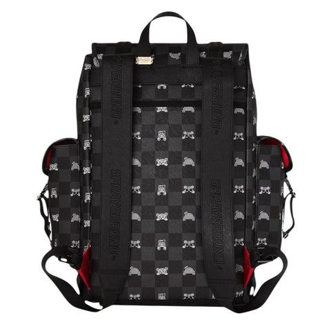 ZAINO GRAY PEEKING CHARACTER CHECK MONTE CARLO 910B8909NSZ SPRAYGROUND